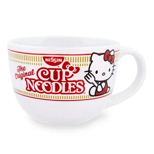 Taza De Cerámica Para Sopa Sanrio Hello Kitty x Nissin | Capacidad De 24 Onzas - Imagen 1 de 7