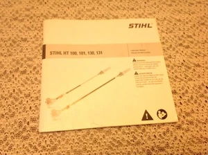 Stihl HT 100 101 130 Tree Trimmer Instruction Owner's Pole Saw Manual Pruner OEM - Picture 1 of 2