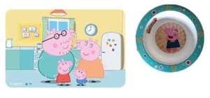 Placemat Peppa Pig East Wipe Clean Table Placemat And Bowl For Kids And Children - Picture 1 of 1