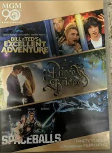 MGM 90th Anniversary 3 Film Favorites Bill And Ted Spaceball Princess Bride - Picture 1 of 1