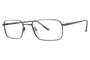 New Stetson 360 058 Rectangle Shiny Black Eyeglasses Authentic - Picture 1 of 1