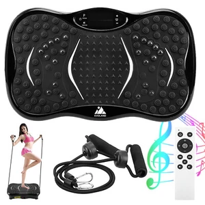 3D Vibrationsplatte Vibro shaper Vibrationsgerät Vibro Heimtrainer Body Shaper - Bild 1 von 12
