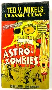 Astro Zombies Horror John Carradine VHS Ted V. Mikels -Cult B-Movie - NEW - Picture 1 of 6