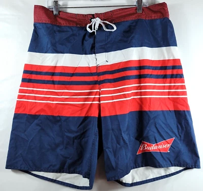 Bañador de cerveza Budweiser rojo/blanco/azul para hombre talla 2XL Foto 1 de 4