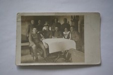 WWI postcard of 7 German soldiers, most with the Iron Cross 2nd class