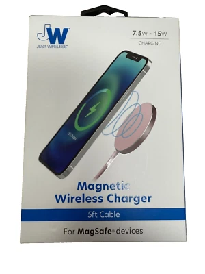 Cargador magnético inalámbrico Just - USC - Cable (5 pies) oro rosa - Nuevo Foto 1 de 2