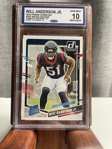 CGC Gem Mint 10 2023 Panini Donruss - Rated Rookie #342 Will Anderson (RC) - Picture 1 of 2