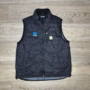 Carhartt Rain Defender Men Size Large Relaxed Fit Insulated Puffer Vest Full Zip - Picture 1 of 7