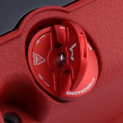 TAPA DE ACEITE HÍBRIDA RACING V2 SLIM PARA HONDA ACURA - ROJO POLVO  Foto 1 de 4