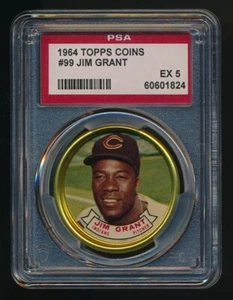 1964 Topps Coins #99 Jim Grant Cleveland Indians PSA 5 - Picture 1 of 2