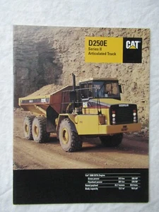 1998 CAT Caterpillar D250E Series II Articulated Dump Truck Sales Brochure - Picture 1 of 8