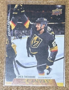 2020-21 Upper Deck Canvas Shea Theodore #C203 - Picture 1 of 2