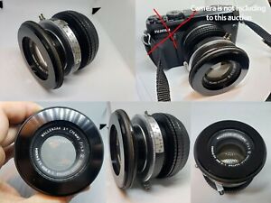 Wollensak 75mm f1.9 Modified Projection lens + GFX adapter for Fuji 50R,Fujifilm