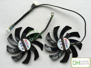 75mm Sapphire AMD Radeon HD7790 HD6950 HD7850 Dual-X Fan FD7010H12S 40mm 4-Pin - Picture 1 of 1
