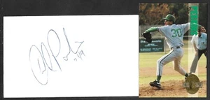 Dan Perkins ( Debut 1999 ) MINNESOTA TWINS SIGNED AUTOGRAPH AUTO 3x5 INDEX COA - Picture 1 of 1