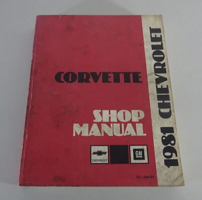 Officina Manuale/Manuale Riparazione Chevrolet Corvette C3 Da 1981 - Immagine 1 di 4