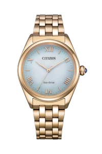 Citizen EM1143-81X Eco-Drive Saphir Edelstahl Damenuhr - Bild 1 von 3