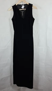 Vintage Damen Kleid elegantes Kleid Panneesamt BoyCo Gr. M mit Kette - Bild 1 von 3