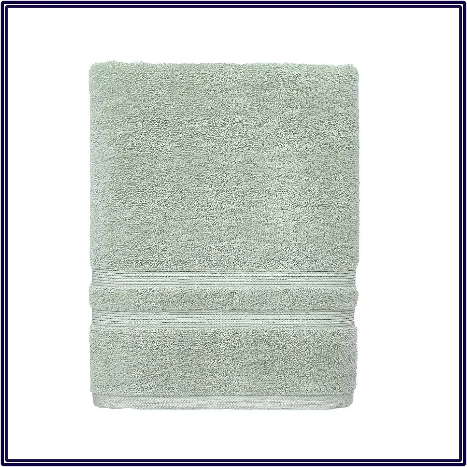 Juego de toallas de baño y mano Sonoma Goods For Life de 2 piezas de algodón Ultimate en aguamarina nuevo con etiquetas Foto 1 de 1