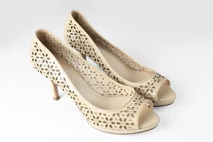 authentic PRADA Shoes Size EUR 37 beige made in Italy - Picture 1 of 8
