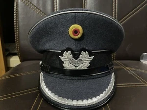 GERMAN BW AIR FORCE OFFICER VISOR CAP World War II WW2 Headwear's - Picture 1 of 8