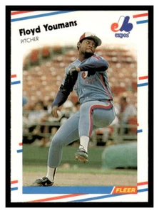 1988 Fleer #201 Floyd Youmans - Montreal Expos - Picture 1 of 2