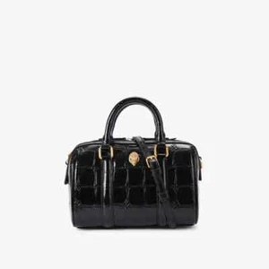 Kurt Geiger Boston Black Quilted Leather Bowling Bag - Brand New SOLD OUT - Picture 1 of 4