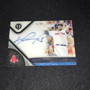 DAVID ORTIZ 2017 TOPPS TRIBUTE BASEBALL BLUE AUTOGRAPH AUTO 21/30 - Picture 1 of 2