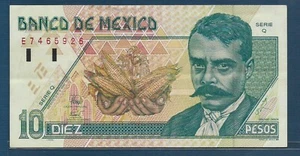 Mexico 10 Pesos, 1994, P 105a, XF - Picture 1 of 2
