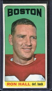 Ron Hall 1965 Topps Football #12 (casi nuevo+) casi como nuevo plus - Imagen 1 de 2