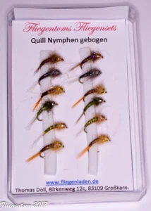 Fliegenset Quillnymphen - Bild 1 von 12