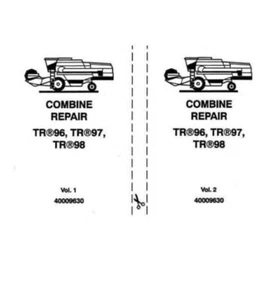 NEW HOLLAND TR96, TR97, TR98 COMBINE REPAIR MANUAL Delivered Today - Picture 1 of 1