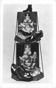 Carrie Carlton Surreal "Foot Fetish" Shoes 1980 Pop Art Weird Vintage Postcard - Picture 1 of 2