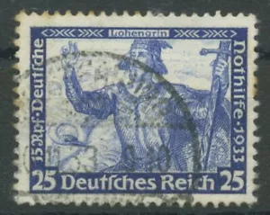 Dt. Reich 1933 Dt. Ayuda de emergencia Wagner 506 A estampada, cl. Error (R80636) - Imagen 1 de 1
