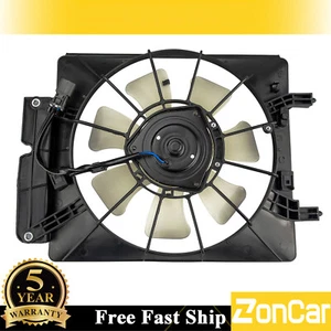 Nuevo conjunto de ventilador condensador de aire acondicionado para Honda CR-V CRV 2002 2003 2004 2005 2006 negro - Imagen 1 de 10