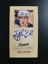 2009-10 Upper Deck Champ's Signatures #CSJS James Sheppard 