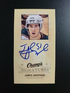 2009-10 Upper Deck Champ's Signatures #CSJS James Sheppard 