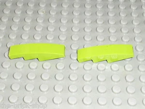 2 Slope bricks LEGO UNDERGROUND ref 61678 lime / Sets 8961 & 20200 - Imagen 1 de 1