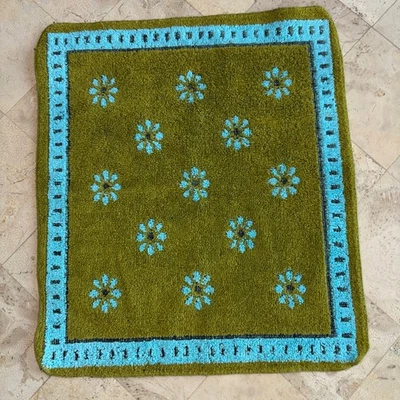 De Colección Martex West Point Pepperell Turquesa Azul Aguacate Verde MCM Paño Foto 1 de 4