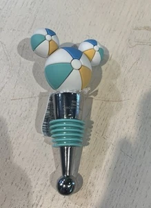 2025 Disney Parks Mickey Beach Ball Wein Korken Flaschenverschluss Sommer Sonne NEU - Bild 1 von 1