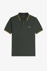 Fred Perry Polo Manica Corta Slim Fit Verde - Taglia XL Abbigliamento Uomo Polo - Imagen 1 de 2