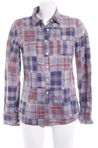 J.CREW Camisa de manga larga Mujeres Camisa de vestir Talla EU 36 rojo-azul - Imagen 1 de 5