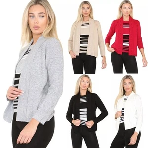 Ladies Twin Set Stripped Sweater Womens' Knit Stripe Tank Top Cardigan Jumper - Picture 1 of 21