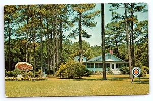 Rebellenloge auf der Isle Aux Oies River bei Mobil Alabama Postkarte A391 - Bild 1 von 2