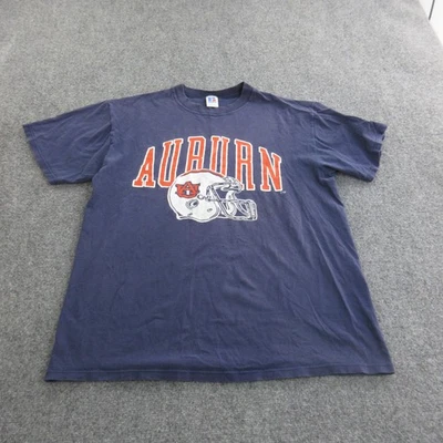 Vintage Auburn Tigers Shirt Mens Large NCAA Football Helmet Graphic Made USA 90s - Image 1 of 4