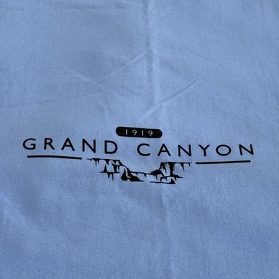 GRAND CANYON NATIONAL PARK Throw Blanket Light Blue 70" X 52” Cotton Fleece - Image 1 of 4
