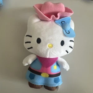 Sanrio HELLO KITTY Cowgirl Sheriff Adventure Series Dangler/Keyclip 4.5” - Picture 1 of 7