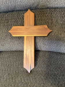 Wooden Cross Handmade 12 Inch  - Picture 1 of 4