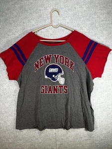 Team Apparel Women's New York Giants T-Shirt Plus Size 4 27” pit to pit - Picture 1 of 5
