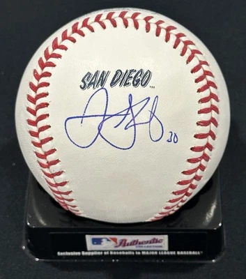 Gavin Sheets Signed Padres City Connect Baseball Autographed Auto ~ PSA COA! - Image 1 of 2
